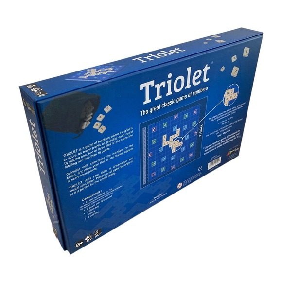 New TRIOLET Game Number Tile Counting Board Game Ages 8+ “Tree-o-LAY” by Gigamic - Picture 7 of 8